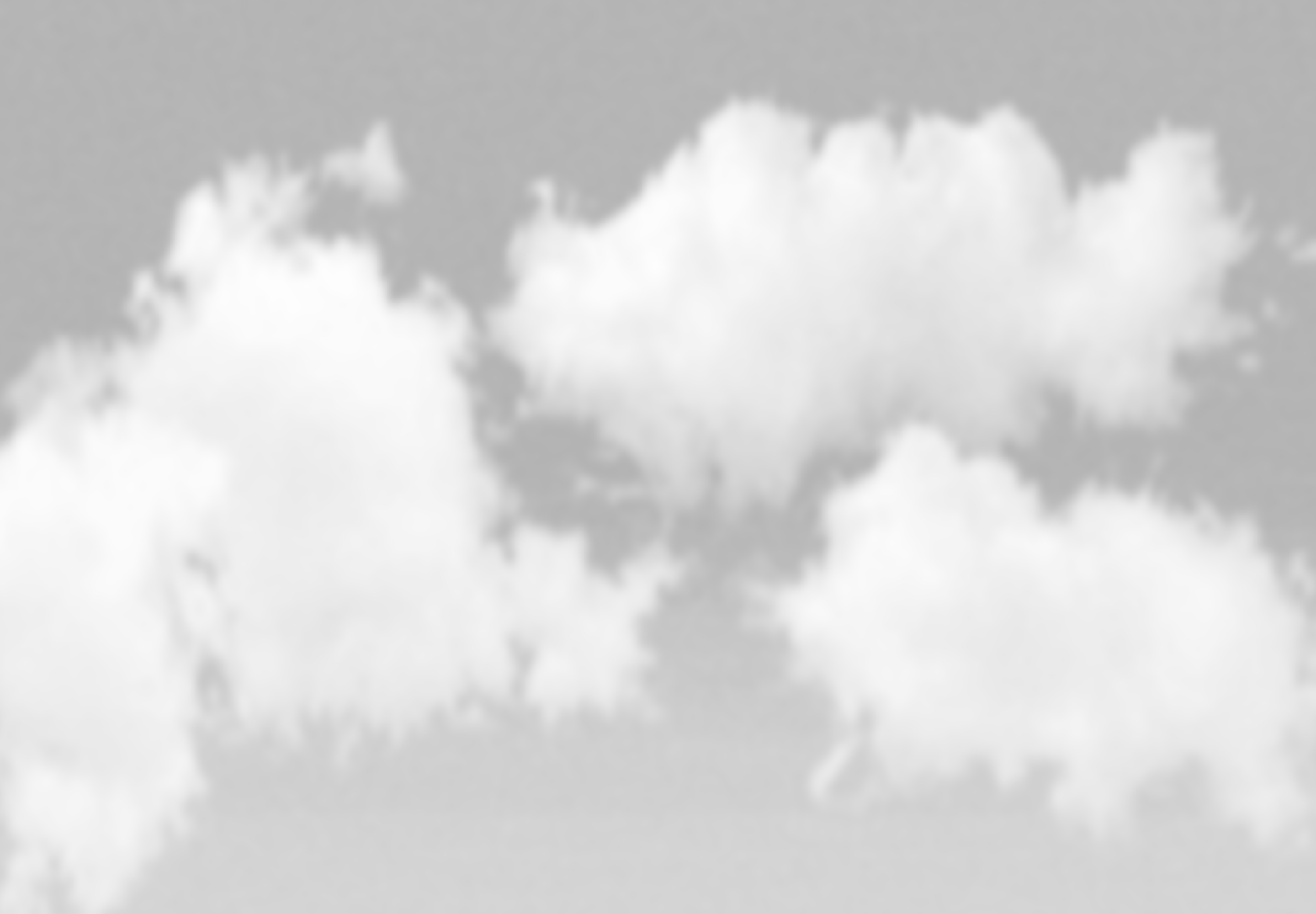 a black and white image of clouds in the sky